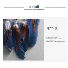 MOONFLY Dream Catcher Handmade Traditional Feather Dreamcatcher Hanging Home Wall Decoration Craft Ornament for Home, Bedroom, Kids, Boys Native American Style Décor (Star)