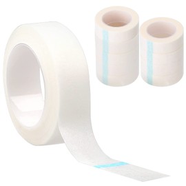FTONOM5 10 Rolls Lash Tape for Eyelash Extensions Makeup Tape for Sensitive Skin Eyeshadow Tape in White Make Up Tape Lash Supplies Eye Lid Tape for Hooded Eyes