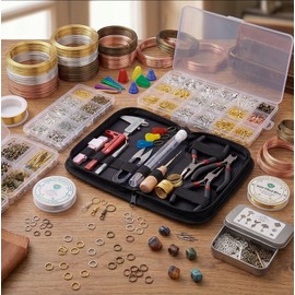 Jewelry Making Supplies Kit – Jewelry Findings, Earring Hooks & Jump Rings