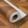 Livelynine 12x177 Peel and Stick Floor Tile Rolls Waterproof Dark