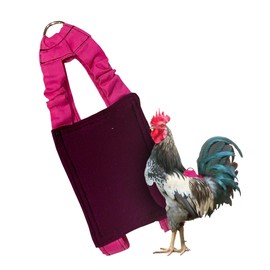 Hen Saver Chicken Harness and Duck Harness, Comfy Chicken Vest for Safe Walks, Durable Chicken and Pet Duck Accessories, Adjustable Bird Harness, Universal Size, Pink/Purple - Hen Saver Store
