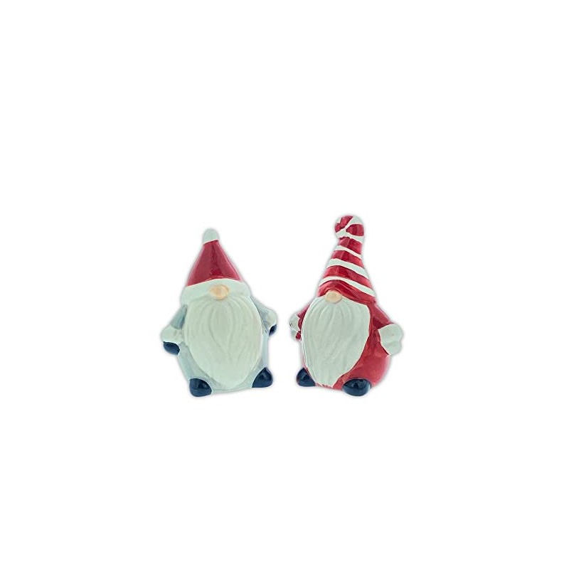 Red & White Holiday Gnome Salt & Pepper Shaker Set
