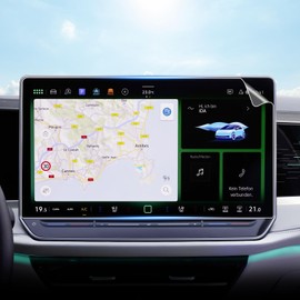 SHAOHAO For VW Tiguan 3 2024 2025 R-line Screen Protector Car 15 Inch GPS Accessories PET Nano Film Scratch Resistance and Fingerprint Reduction 4H Hardness Tiguan 3 2 Pieces