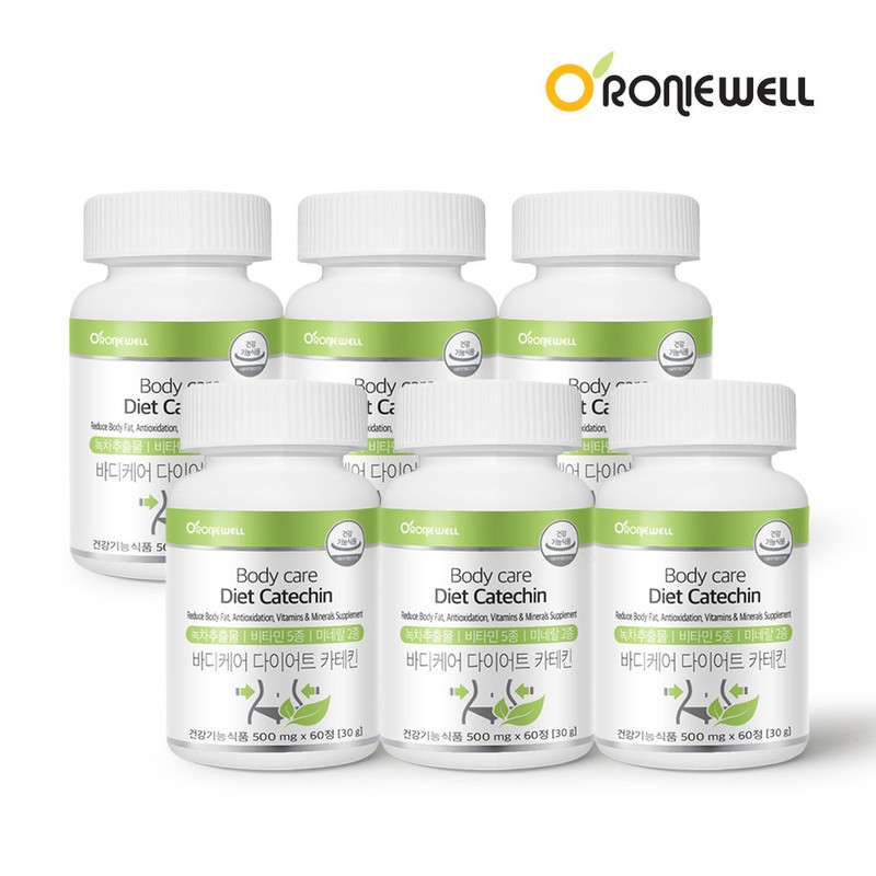 Roniwell Body Care Diet Catechin 60 tablets x 6 (total
