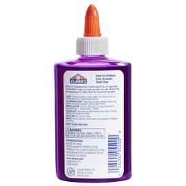 Elmer’s Disappearing Purple Liquid School Glue, 5-Ounces, 1 Count