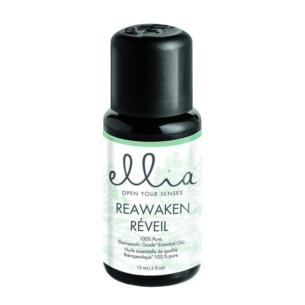 Ellia Diffuser Essential Oil | Reawaken Blend| 15ml, 100% Pure, Therapeutic Grade