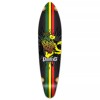 Yocaher Kicktail Rasta Longboard Deck