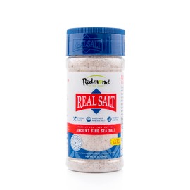 REDMOND REAL SALT, Sal Marina Fina Natural sin Refinar, 100% Pura, +60 Minerales Traza, Sin Aditivos, Shaker, 10 OZ