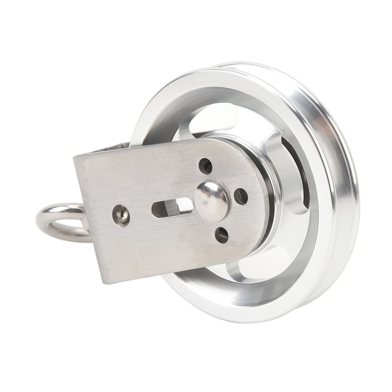 Cable Pulley Wheel Stainless Steel 360 Degree Rotation Traction Wheel