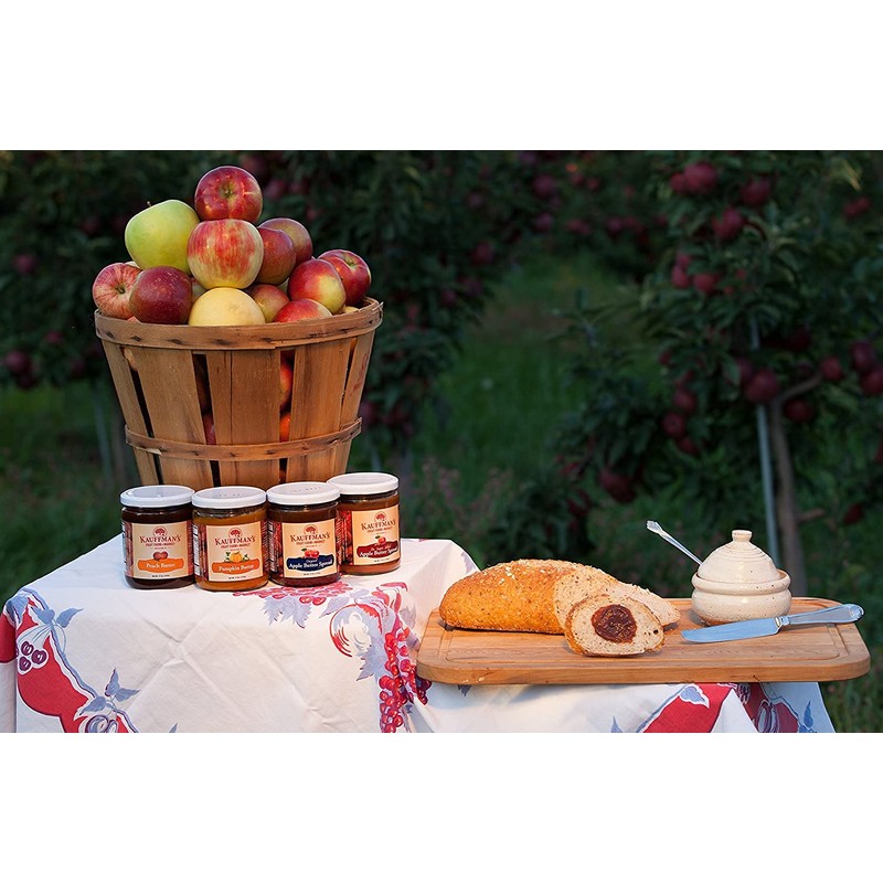 Kauffman's Fruit Farm Homemade Apple Butter Spread, Plain, 17 Oz.