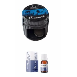 Doğal Aroma Yağ Koku Seti, Yağdanlık,Mum,Aroma,Uçucu Yağ Seti (10 mm, Lavender)