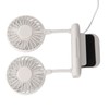 White Desktop Screen Fan with Adjusting Clip 3 Gear 360°