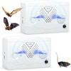 Bat Repellent for Attic: 2 Pack Bat Deterrent Devices -