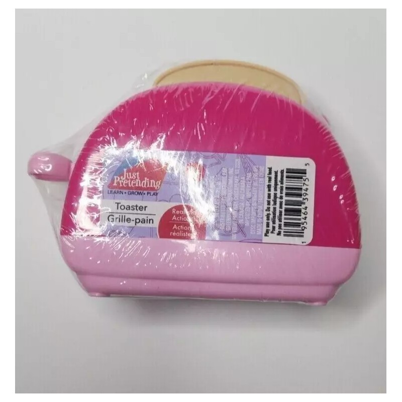 Just Pretending new Just Pretending Play Toy Pink Toaster