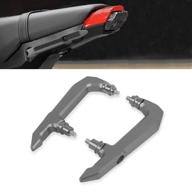 KKZOL GROM Passenger Grab Bars Rear Seat Pillion Grab Handles Hand Grip Rails Replacement for Honda Grom 125 MSX125 2022 2023 2024 2025(Titanium)