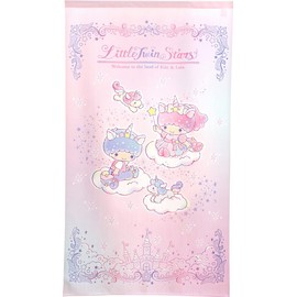 Noren Workshop Sanrio Characters Kikirara Little Twin Stars Interior Goods Sundries Noren Tapestry Poster Width 33.5 x Length 59.1 inches (85 x 150 cm) Aurora Unicorn 97506
