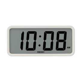 Seiko Clock SQ820W SEIKO STANDARD Wall Clock, Quartz Watch, Smartphone Time Correction, 3.2 x 7.0 x 1.3 inches (82 x 179 x 33 mm)