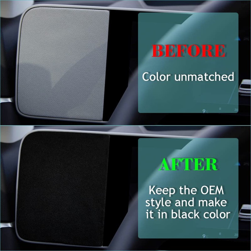 BestEvMod para Ioniq5 LHD Panel de malla lateral negro compatible