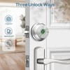 GeekTale Fingerprint Deadbolt with App, Smart Deadbolt Lock for Front