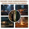 HAWKHONOR Perimeter Trip Alarm,12 Guage Camping Trip Wire Alarm Device,