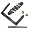 LavaLock 6" Stainless Steel BBQ Smoker Grill Spring Handle Assembly