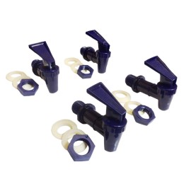 AquaNation BPA Free Replacement Cooler Faucet Water Jug Ceramic Crock Spigot Spout - Blue