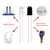 Gikfun 5mm 940nm LEDs Infrared Emitter and IR Receiver Diode
