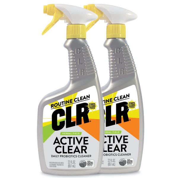 CLR Active Clear Daily Probiotics Cleaner 22 Ounce Bottle (Herbal