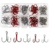 Treble Hooks Kit High Carbon Steel Round Bend Fishing Hook