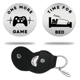 Funny Gifts Game Decision Double Sided Coin for Teen Boys Girls, One More Game Decision Maker for Kids Son Daughter Friends Stocking Stuffers Christmas Birthday Gifts