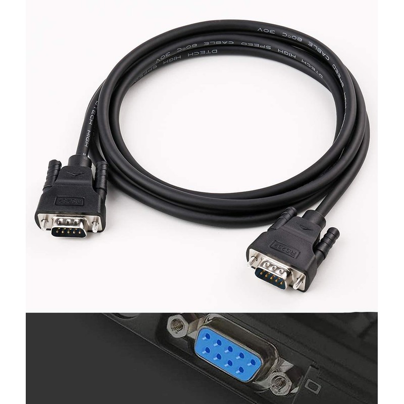 DTECH DB9 to DB9 RS232 Serial Cable Male to Male