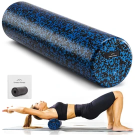 EVEREST FITNESS Fascia Roller 60 cm Black/Blue