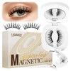LASHVIEW Magnetic Eyelashes Natural Look, Reusable Manga Magnetic Lashes Kit