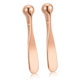 Beavorty 2sets Eye Face Stick Eye Skin Care Massage Tool Zinc Alloy Women Lady Mini Size 2-ends for Absorption 2pcs*2