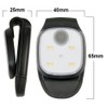 Clip On Flashlight Rechargeable 5 LEDs Hands Free 50 Lumens
