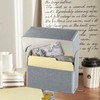Lineco Archival Document Storage Box with Metal Edge, Acid-Free Gray