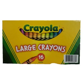CRAYOLA LLC CRAYOLA LARGE SIZE CRAYON 16PK (Set of 3)