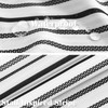 jinchan Small Stall Shower Curtain 36x72 inches Black and White