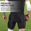 TUOY New Men's 5 Pad Football Girdle Hip Thigh Protector