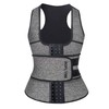 HOPLYNN Neoprene Sauna Sweat Waist Trainer Corset Trimmer Vest for