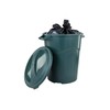 United Solution ECOSolution 32 Gallon Garbage Can, ECO Green, Easy
