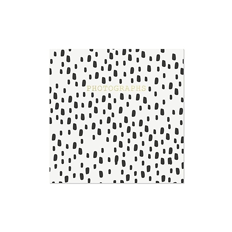 Tallon White with Black Spots 6x4 Photo Album Memo Slip