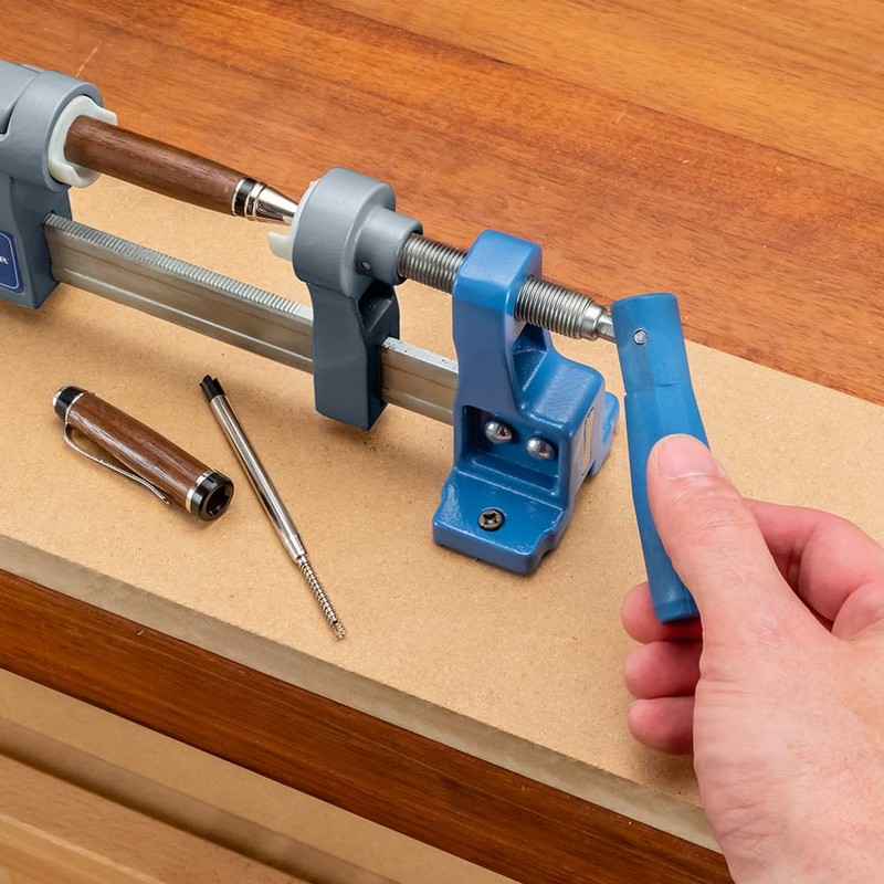Threaded Pen Press Jig for Even Pressure - Sturdy &