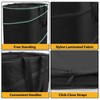 YUDI & GARDEN 46 Gallon Square Collapsible Yard Waste Bin,