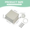 PATIKIL 7.85 Inch Junction Box, Electrical Enclosure Box ABS Plastic