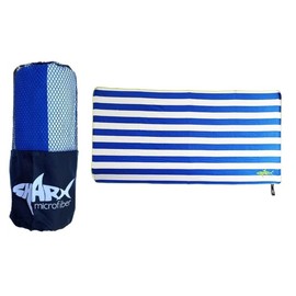 SHARX Toalla Deportiva Grande de Microfibra | Absorbente y fácil de Lavar | Ideal para Deportes y Actividades al Aire Libre | 80 x 160 cm