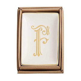 Gold Initial Tray (Letter F)