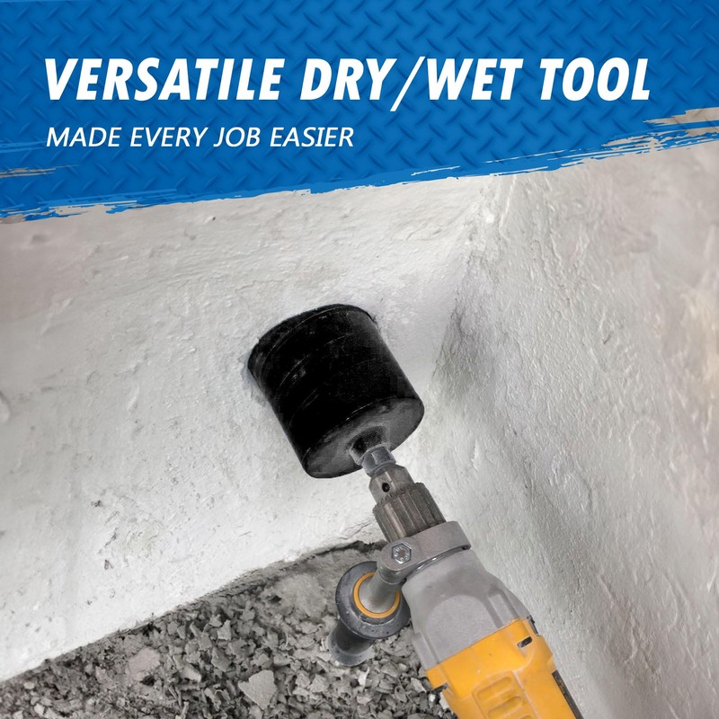 6" Dry/Wet Multipurpose Core Bit for Masonry, Concrete and Natural