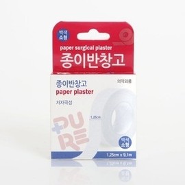 Pure Paper Band-Aid White Small 2505 Hypoallergenic for wounds paper band 6ea