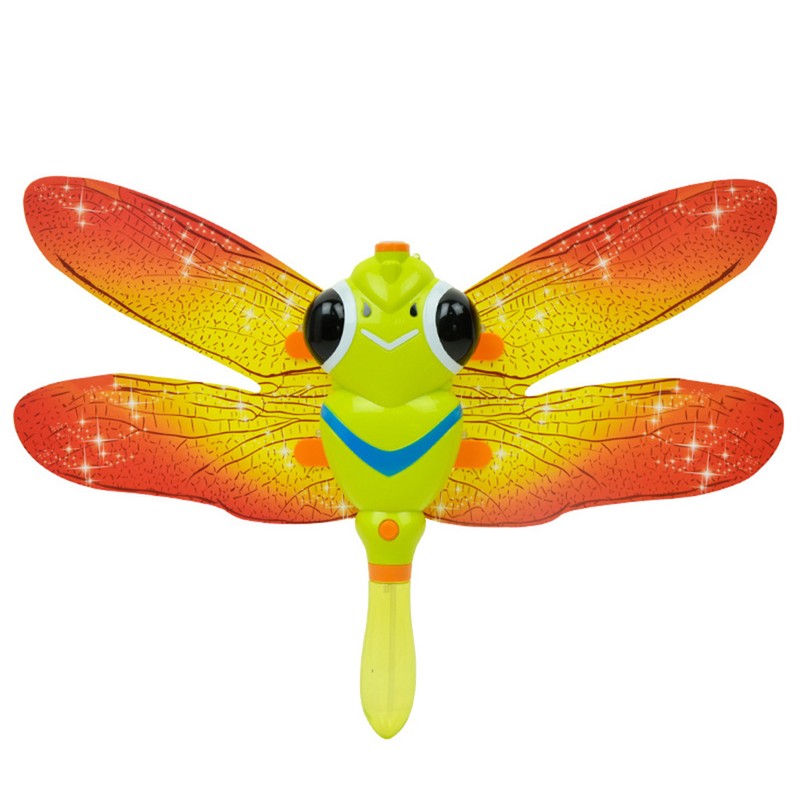 Music Cartoon Dragonfly Shape Electric Soap Bubbles Gun Kids Soap